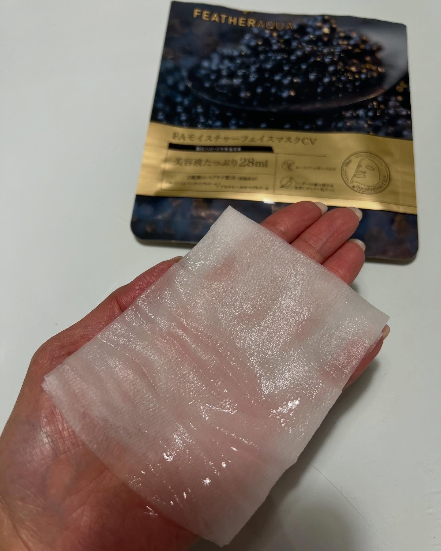 FAモイスチャーフェイスマスクCV/FEATHERAQUA/シートマスク・パックを使ったクチコミ（2枚目）