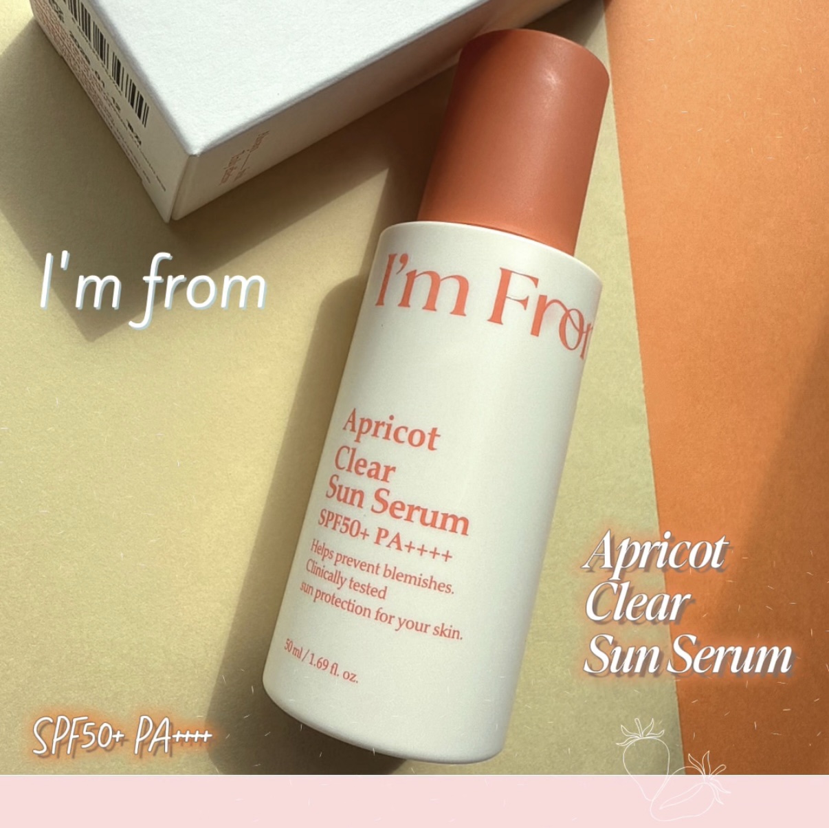 アプリコットクリアサンセラム/I'm from/日焼け止めローションを使ったクチコミ（1枚目）