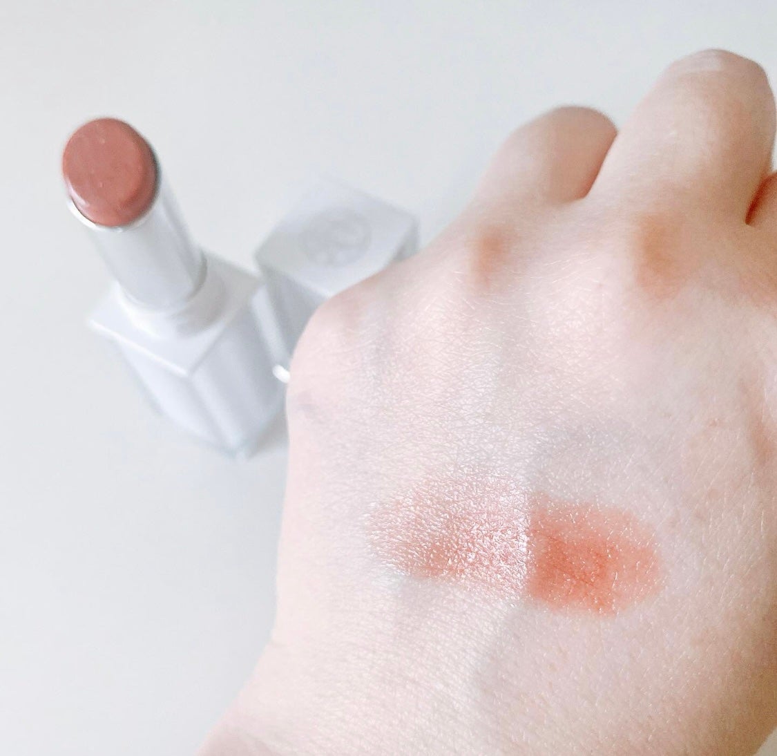 キヌケアグローアップ グリーム/shu uemura/口紅を使ったクチコミ(4枚目)