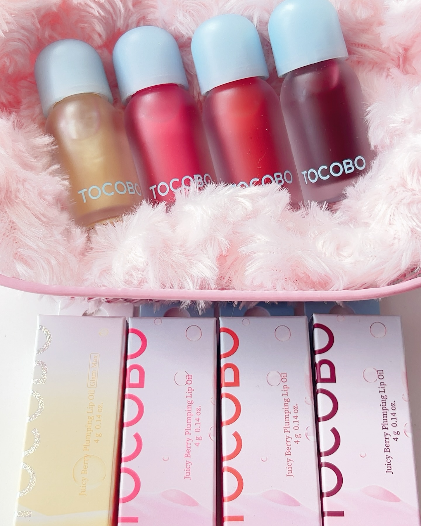ジューシーベリープランピングリップオイル/TOCOBO/リップグロスを使ったクチコミ（3枚目）