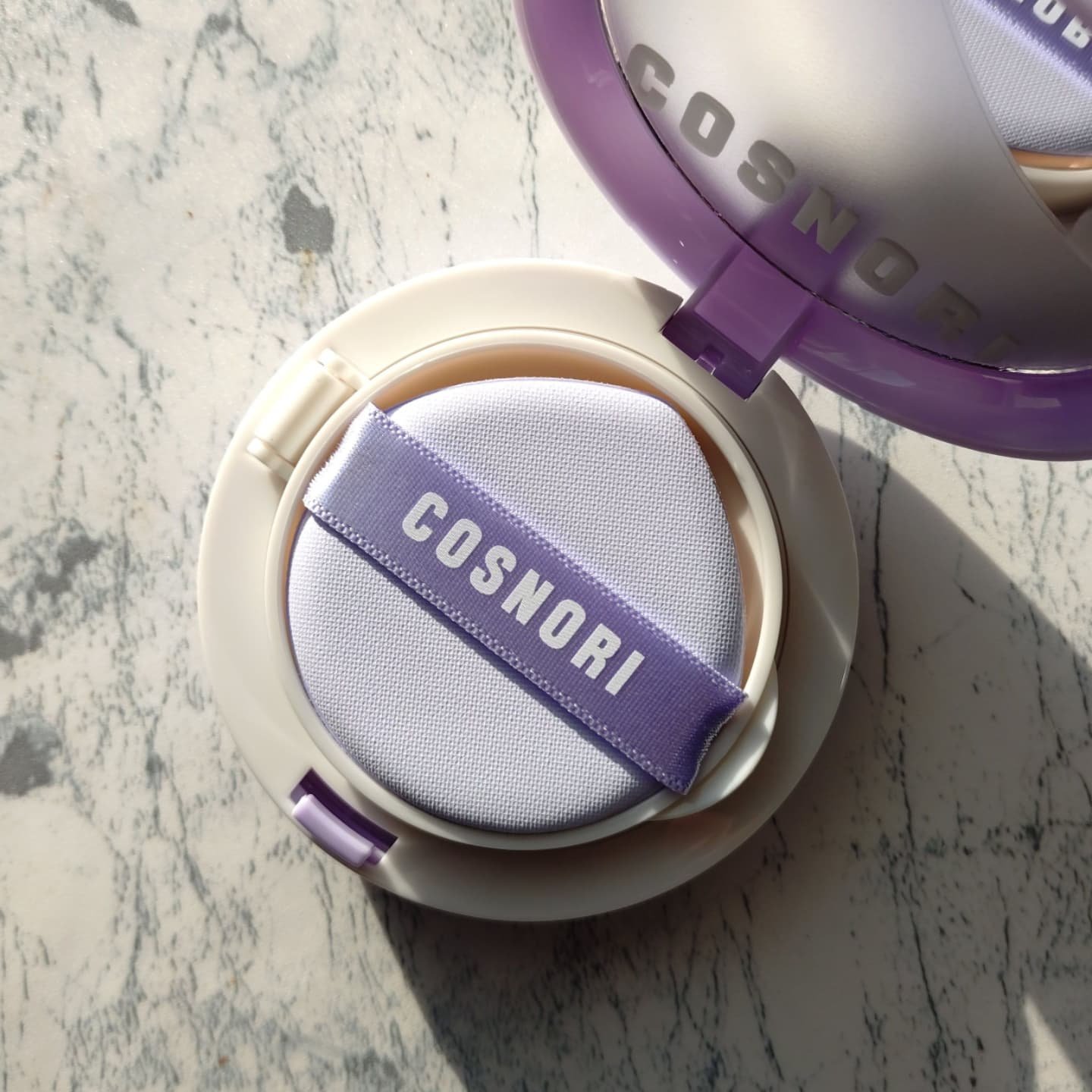 パンテノールバリアクッション/COSNORI/クッションファンデーションを使ったクチコミ（3枚目）