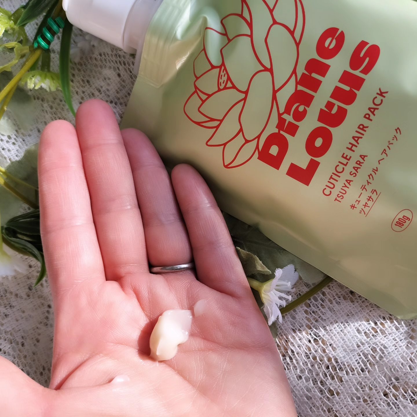 ロータス キューティクルヘアパック ツヤサラ ティー＆シトラスの香り/ダイアン/ヘアマスク・ヘアパックを使ったクチコミ（1枚目）