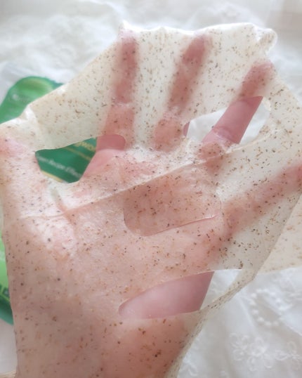 ツボクサスージングハイドロヨモギマスク/LIALUSTER/シートマスク・パックを使ったクチコミ(4枚目)