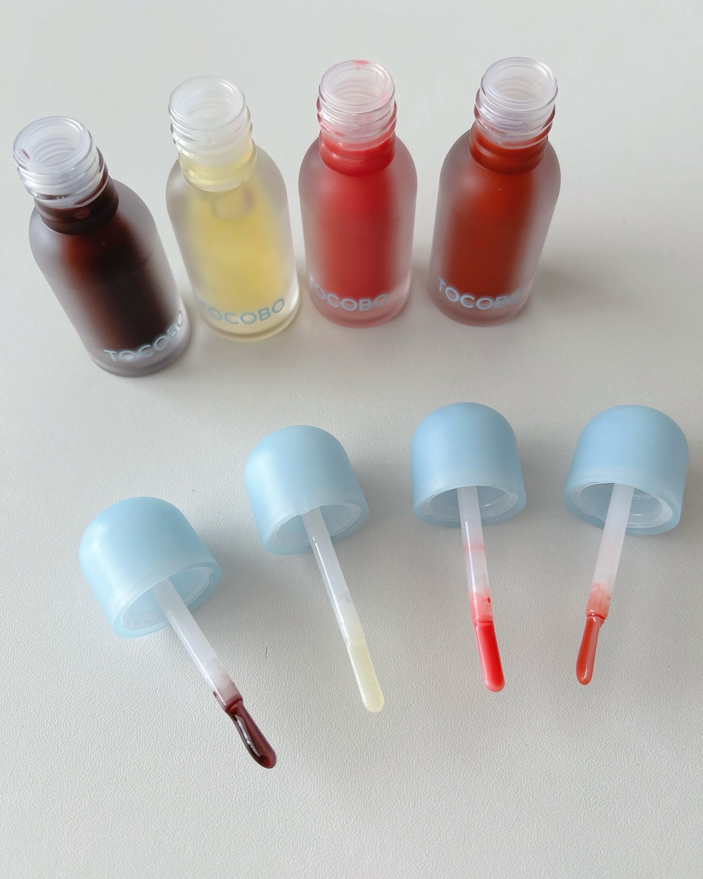 ジューシーベリープランピングリップオイル/TOCOBO/リップグロスを使ったクチコミ（2枚目）