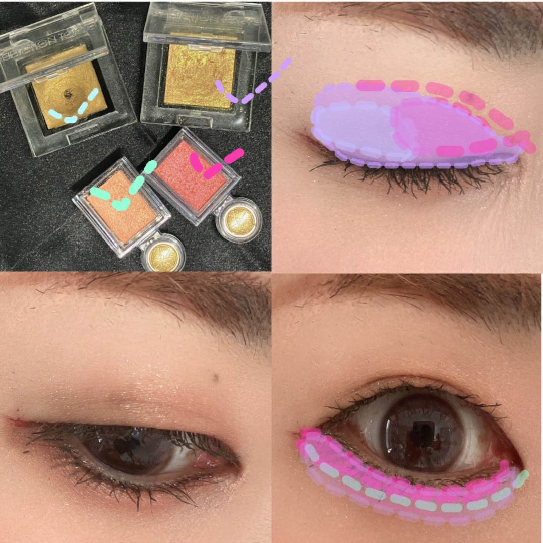 シャドーカスタマイズ/MAJOLICA MAJORCA/単色アイシャドウを使ったクチコミ（3枚目）