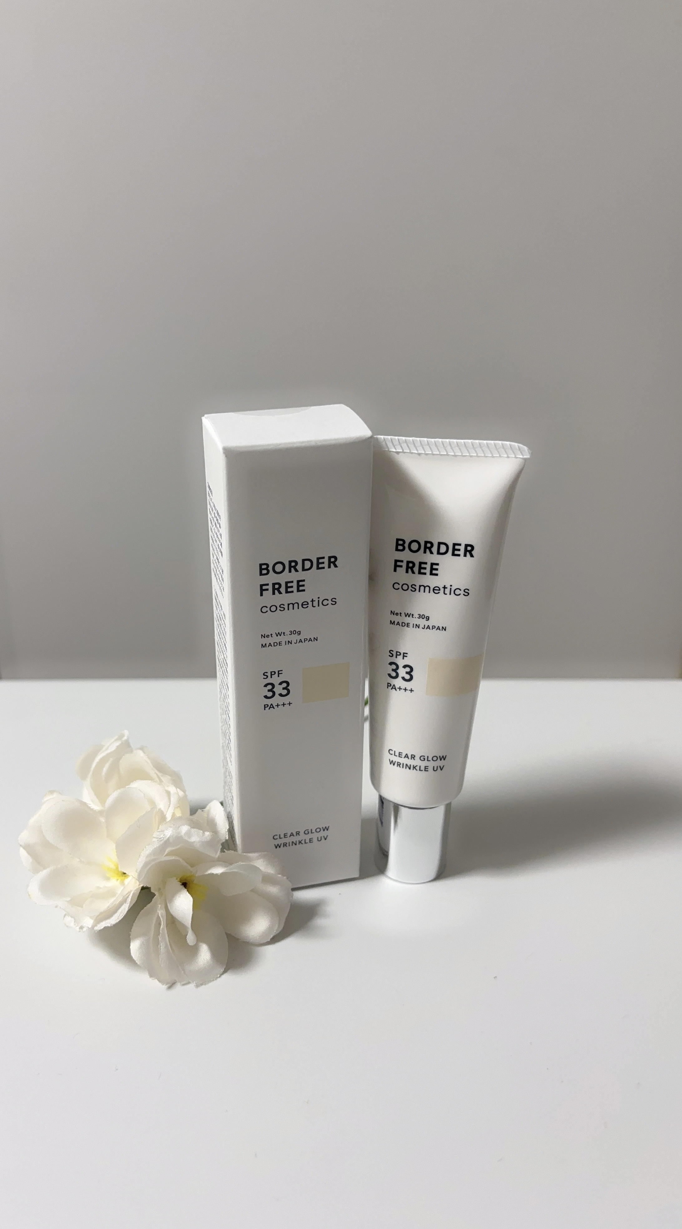 クリアグロウリンクルUV/BORDER FREE cosmetics/日焼け止め・UVケアを使ったクチコミ（1枚目）