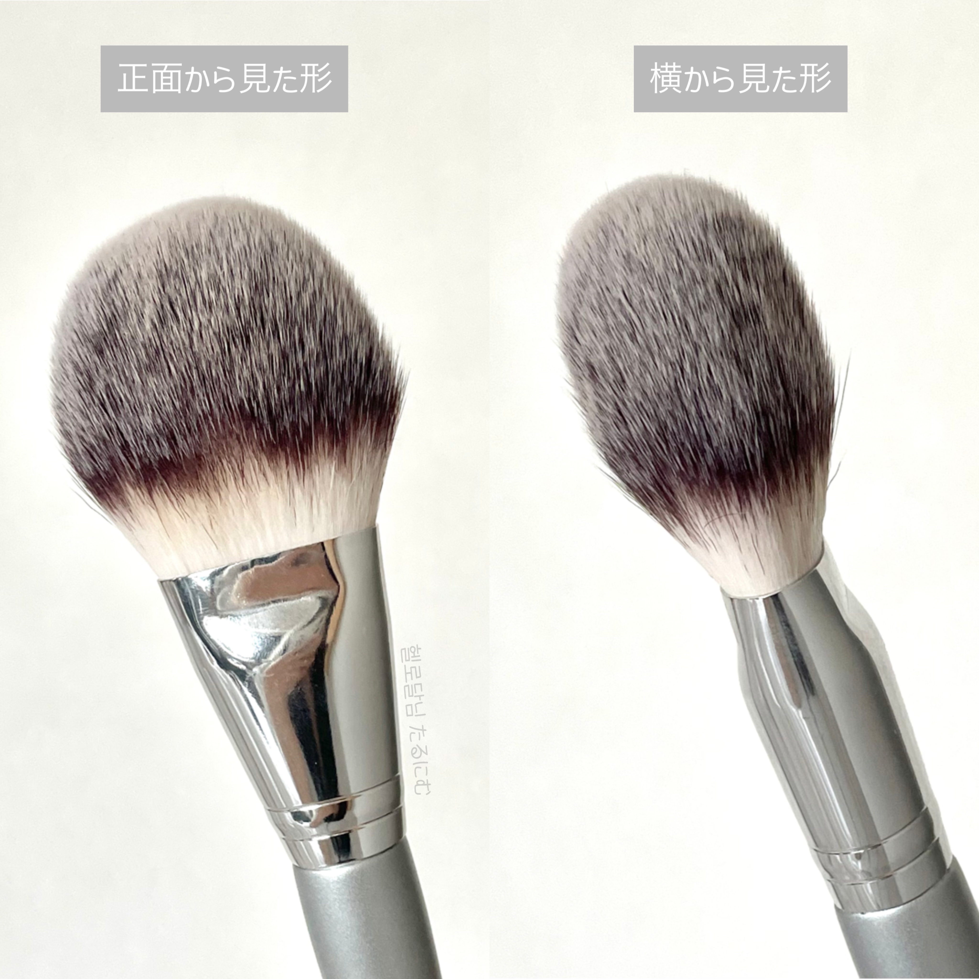 パウダーファンブラシ/ロージーローザ/メイクブラシを使ったクチコミ（2枚目）