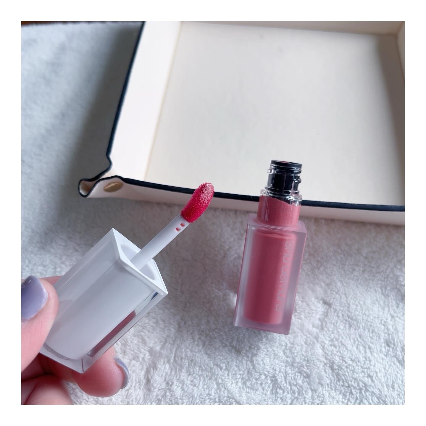 キヌケアグローアップ グリーム BG 938 G ルージュミラージュ/shu uemura/口紅を使ったクチコミ（2枚目）