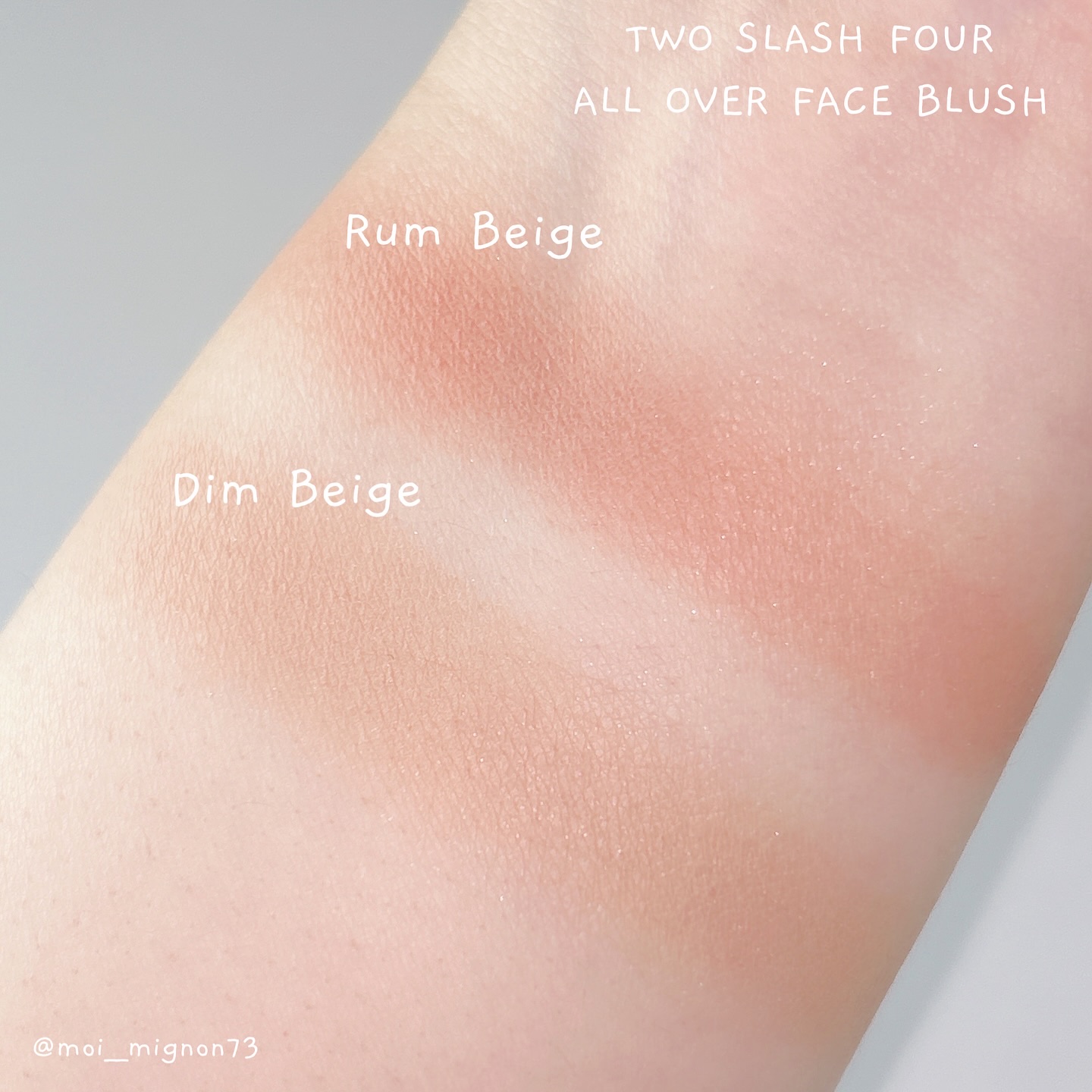 オールオーバーフェイスブラッシュ/TWO SLASH FOUR/パウダーチークを使ったクチコミ（3枚目）