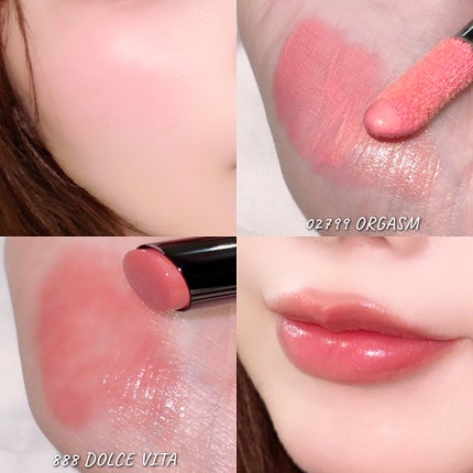 アフターグロー センシュアルシャイン リップスティック/NARS/口紅を使ったクチコミ(3枚目)