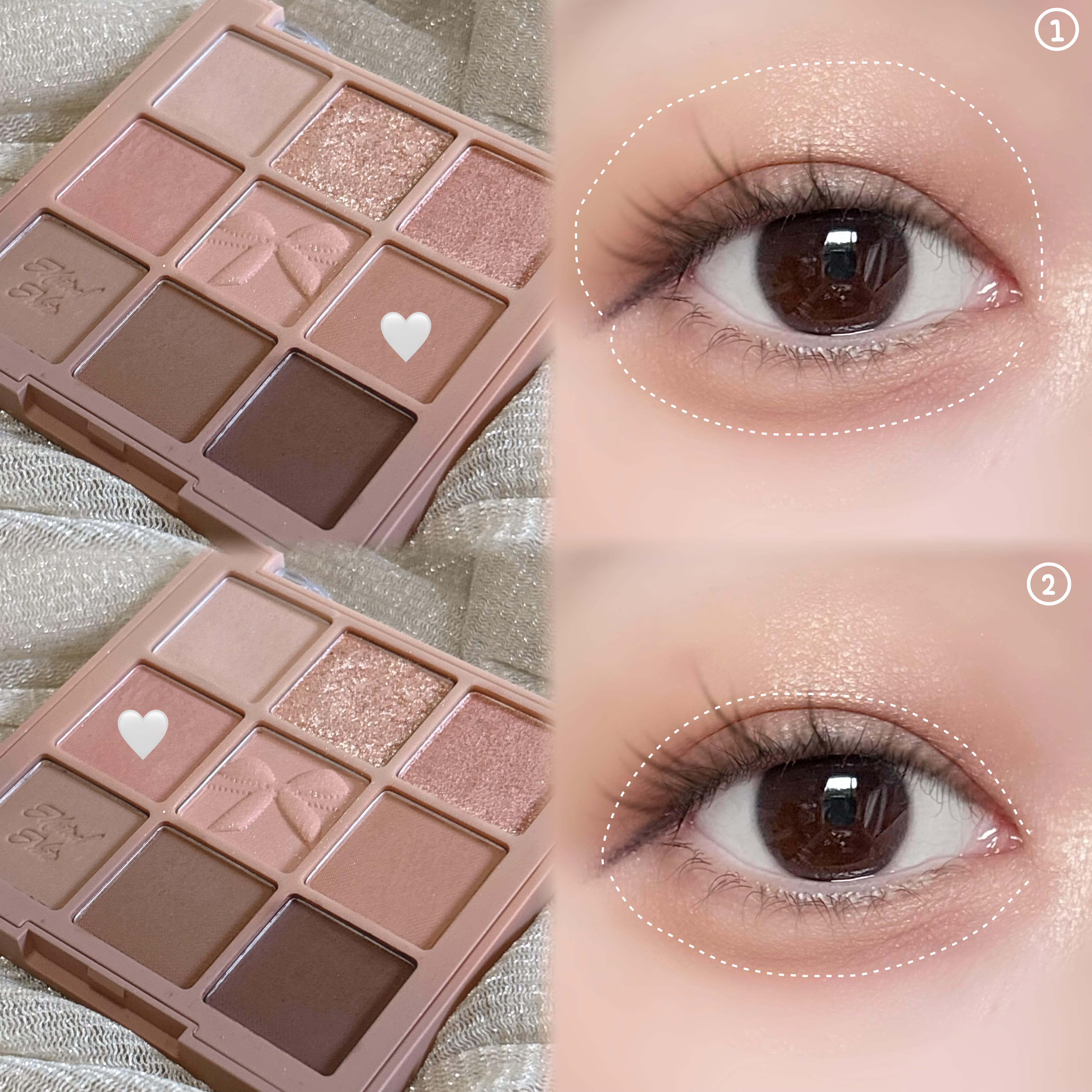 シャドウパレット/dasique/アイシャドウパレットを使ったクチコミ（2枚目）