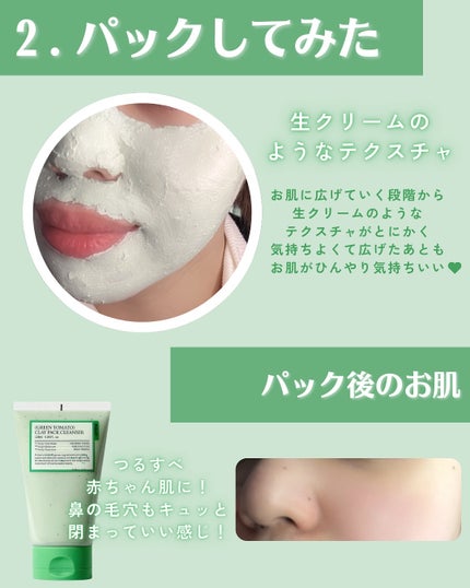 グリーントマトクレイマスククレンザー/FULLY/洗い流すパック・マスクを使ったクチコミ(6枚目)