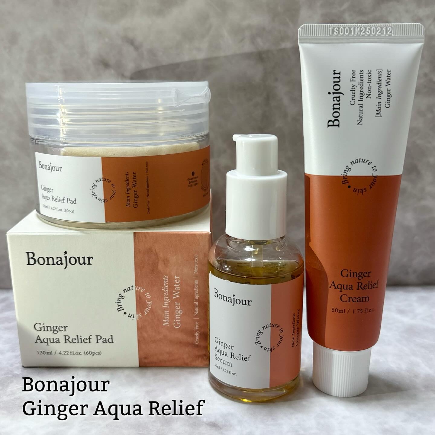 ジンジャーアクアリリーフパッド 60枚/Bonajour/トナーパッドを使ったクチコミ（1枚目）