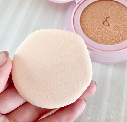 ブルームインカバーフィットクッション/rom&nd/クッションファンデーションを使ったクチコミ(4枚目)