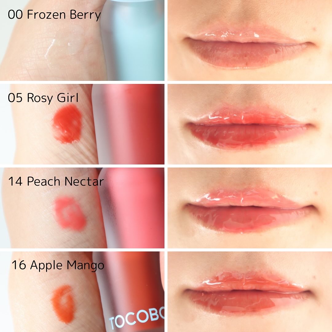 ジューシーベリープランピングリップオイル/TOCOBO/リップグロスを使ったクチコミ（2枚目）