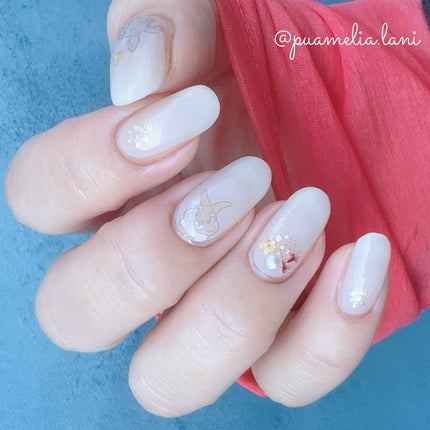 セミキュアジェルネイル(ハンド)/ohora/ネイルシールを使ったクチコミ(7枚目)