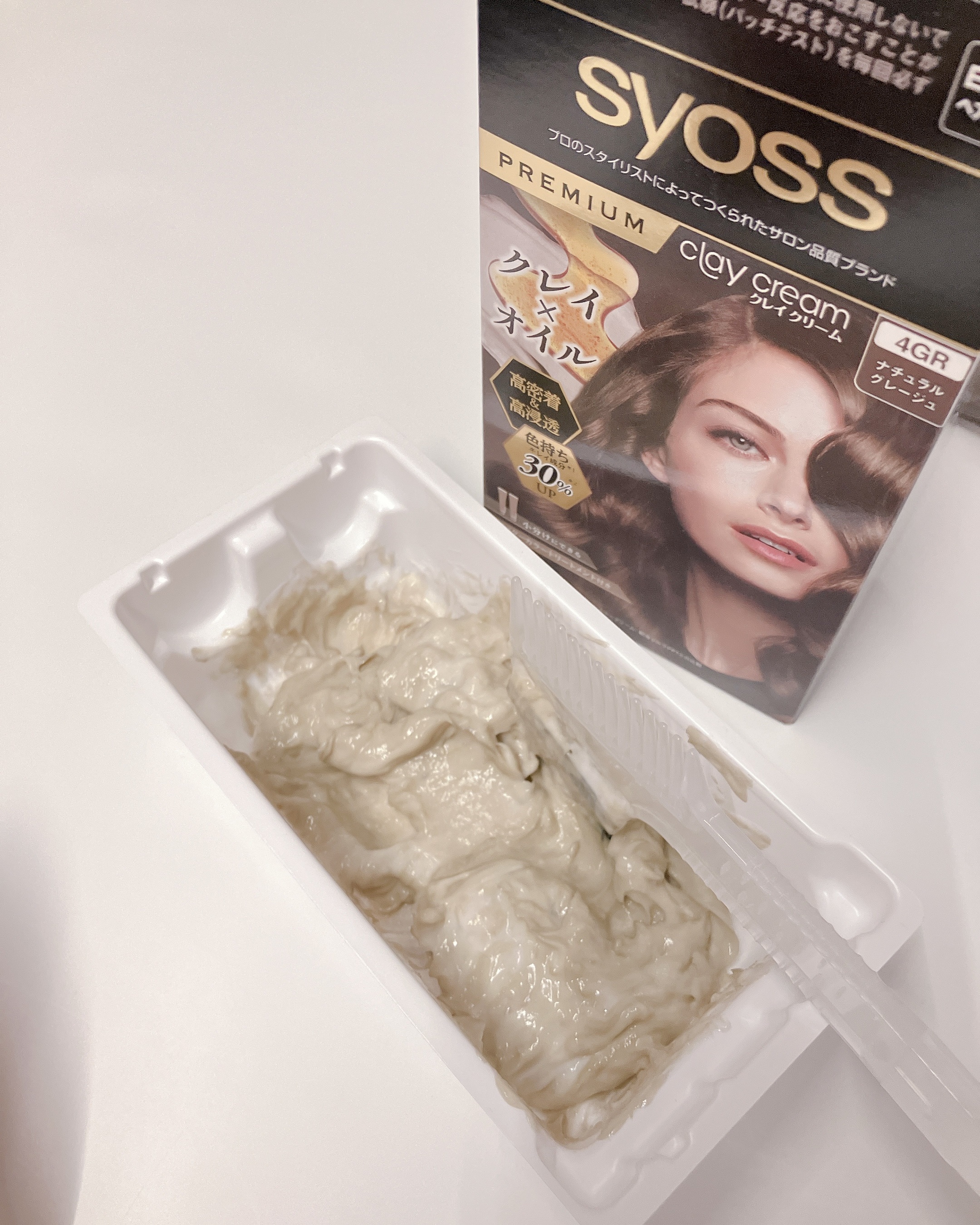 クレイクリーム/サイオス/ヘアカラーを使ったクチコミ（3枚目）