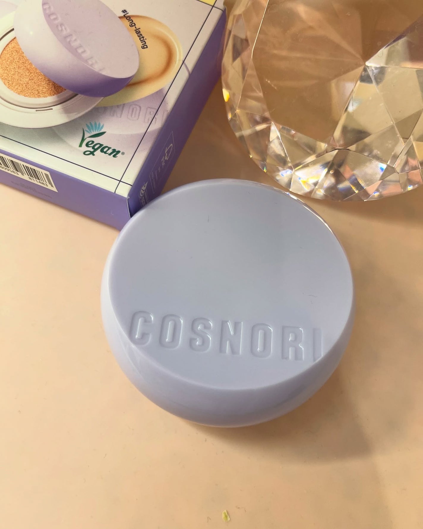 パンテノールバリアクッション/COSNORI/クッションファンデーションを使ったクチコミ(4枚目)