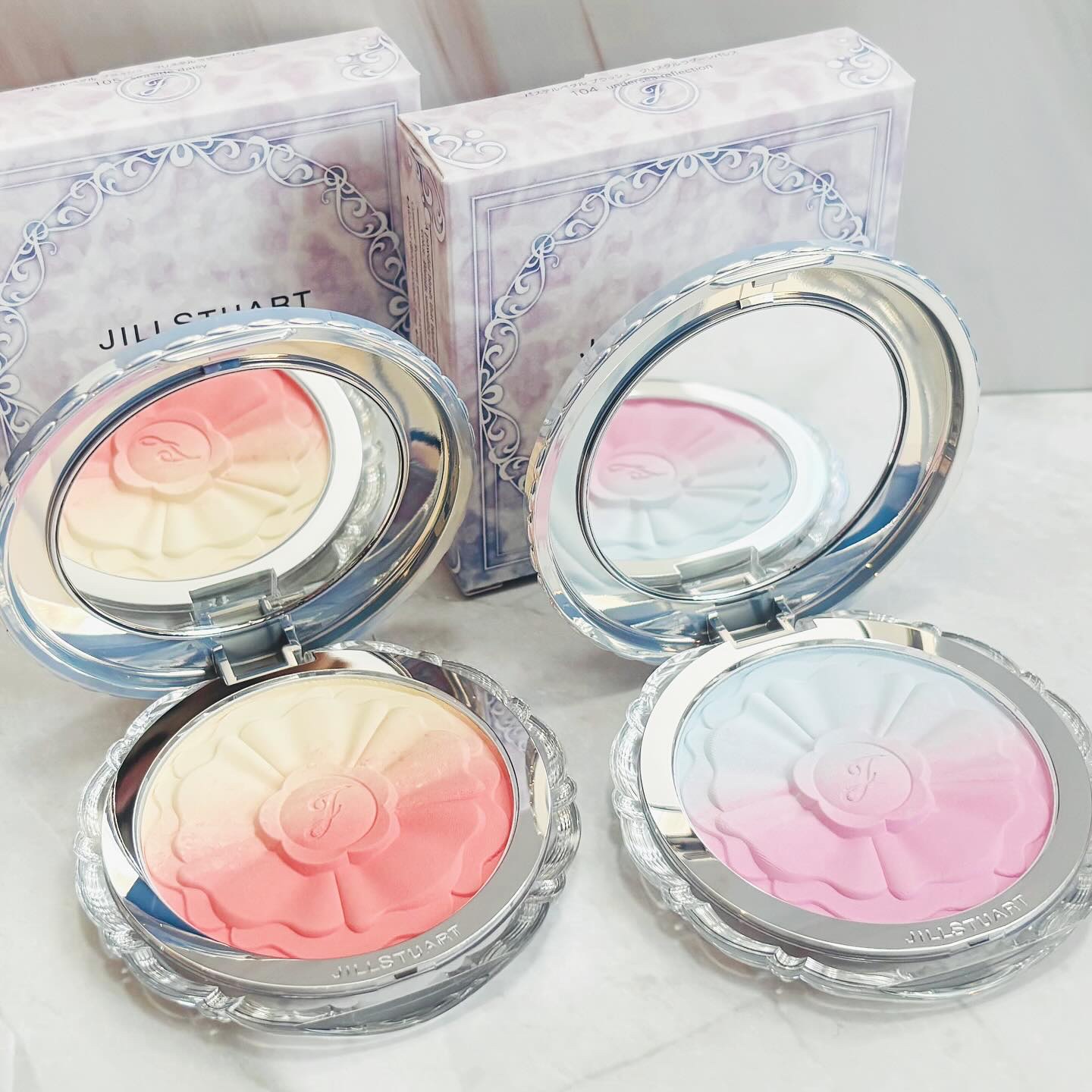 ジルスチュアート　パステルペタル ブラッシュ/JILL STUART/パウダーチークを使ったクチコミ（3枚目）