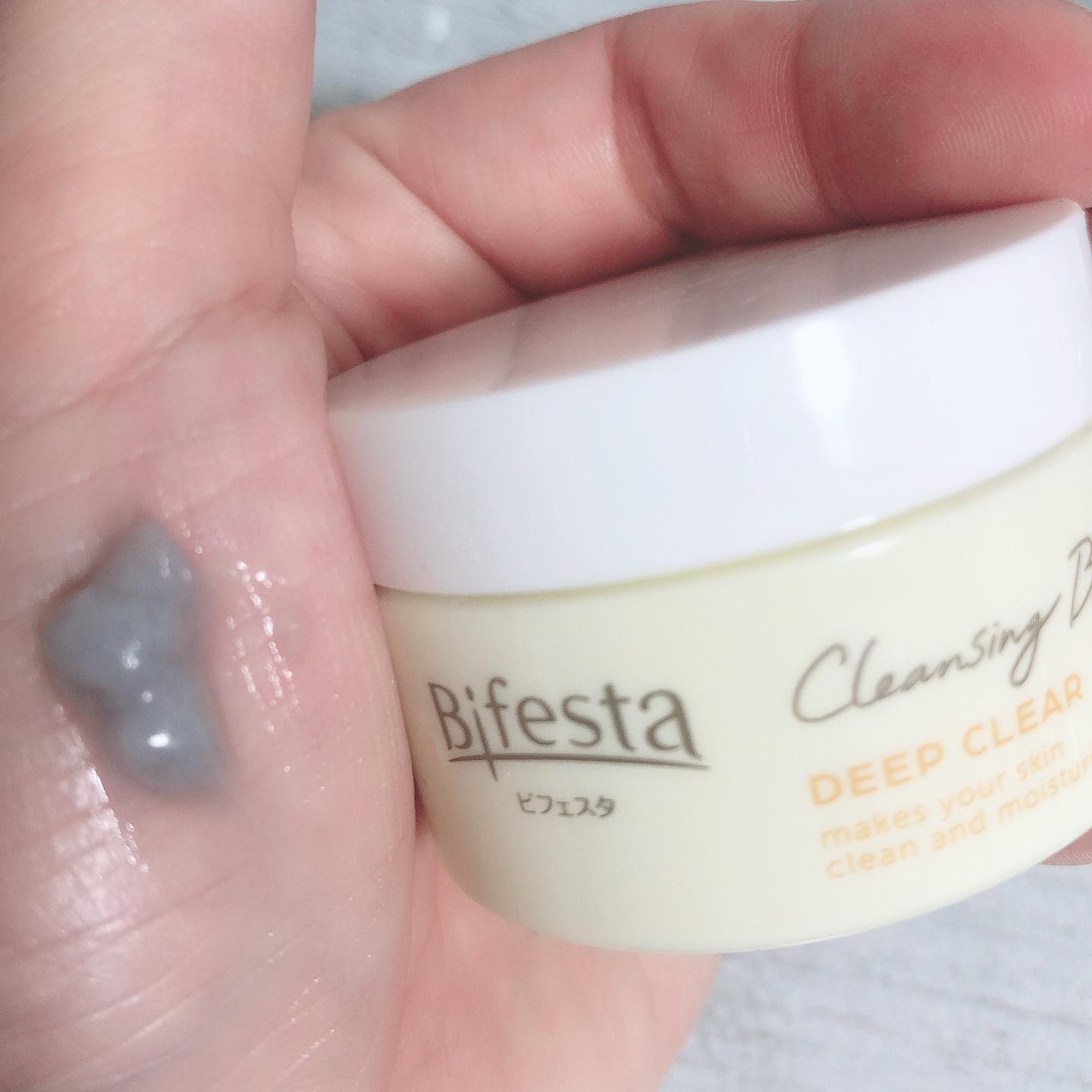 クレンジングバーム ディープクリア /ビフェスタ/クレンジングバームを使ったクチコミ（3枚目）