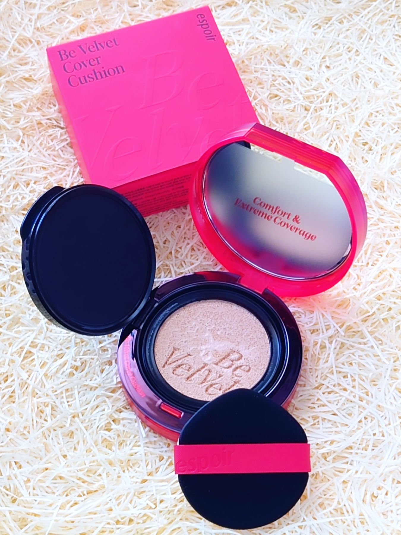 ビーベルベットカバークッション/espoir/クッションファンデーションを使ったクチコミ（1枚目）