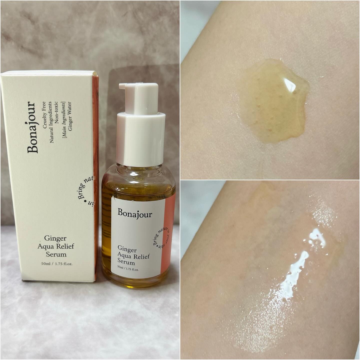 ジンジャーアクアリリーフパッド 60枚/Bonajour/トナーパッドを使ったクチコミ（3枚目）