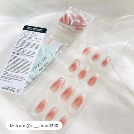 ネイルチップ(シールタイプ)/FINGER SUIT/ネイルチップ・パーツを使ったクチコミ(5枚目)