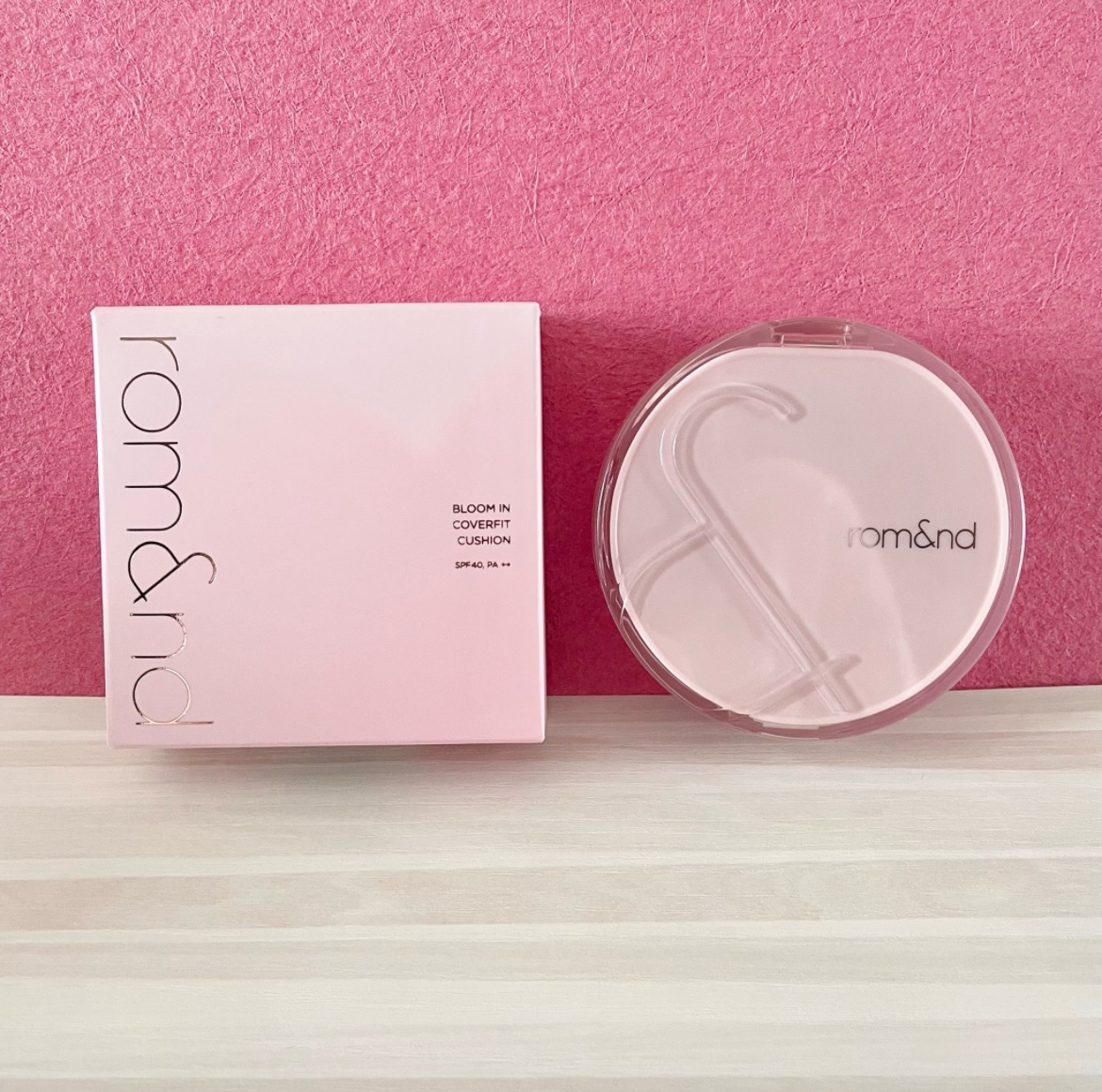 ブルームインカバーフィットクッション #21N ナチュラル/rom&nd/クッションファンデーションを使ったクチコミ（1枚目）