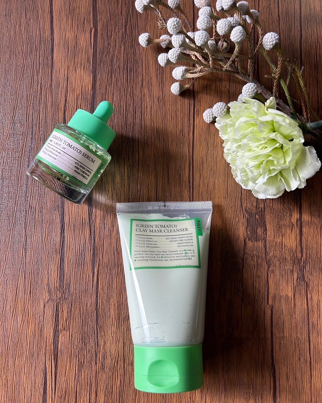 グリーントマトクレイマスククレンザー/FULLY/洗い流すパック・マスクを使ったクチコミ（2枚目）