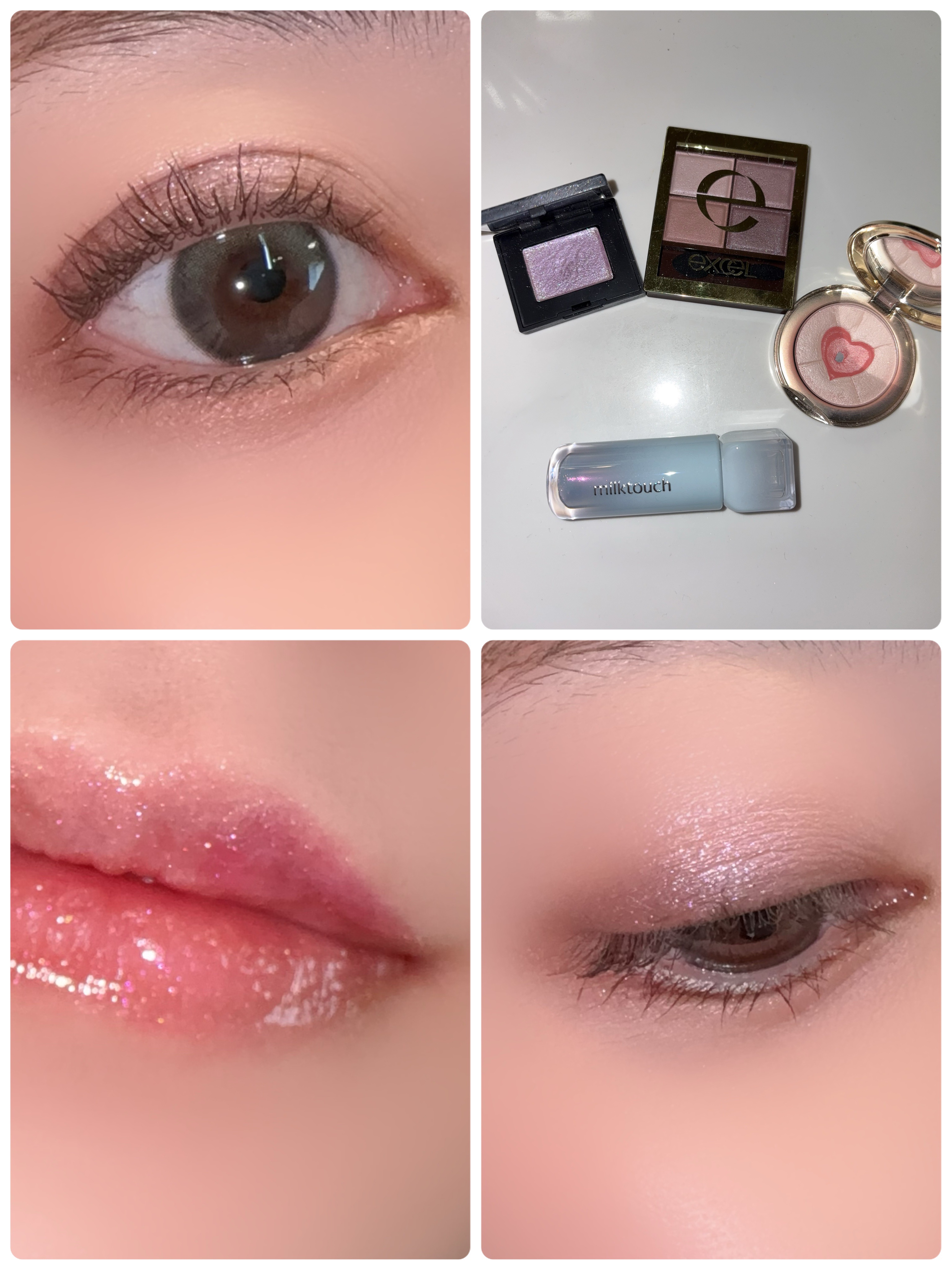 デューステインシアーオーロラグロス/Milk Touch/リップグロスを使ったクチコミ（1枚目）