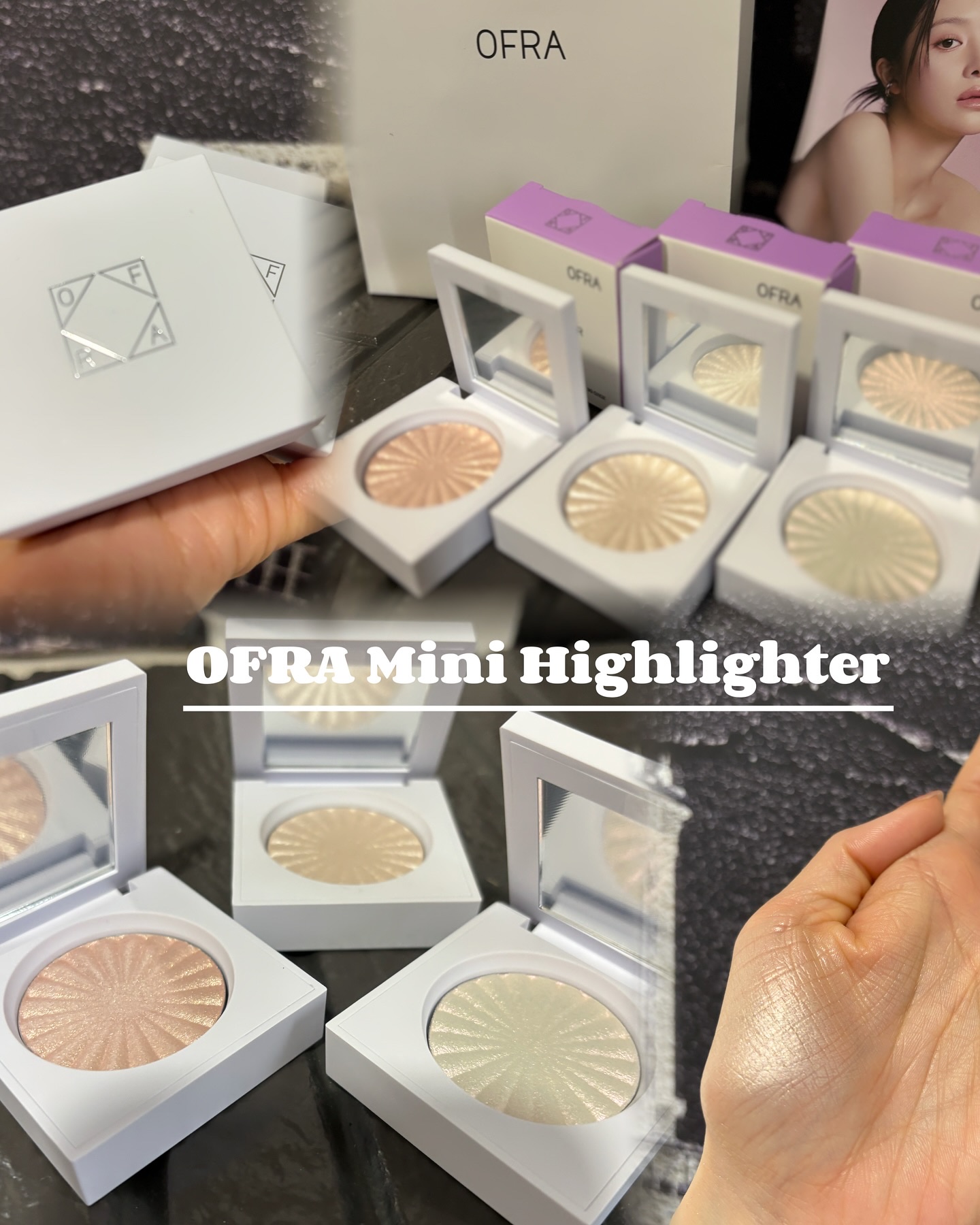OFRA mini Highlighter/Ofra Cosmetics/パウダーハイライトを使ったクチコミ（1枚目）