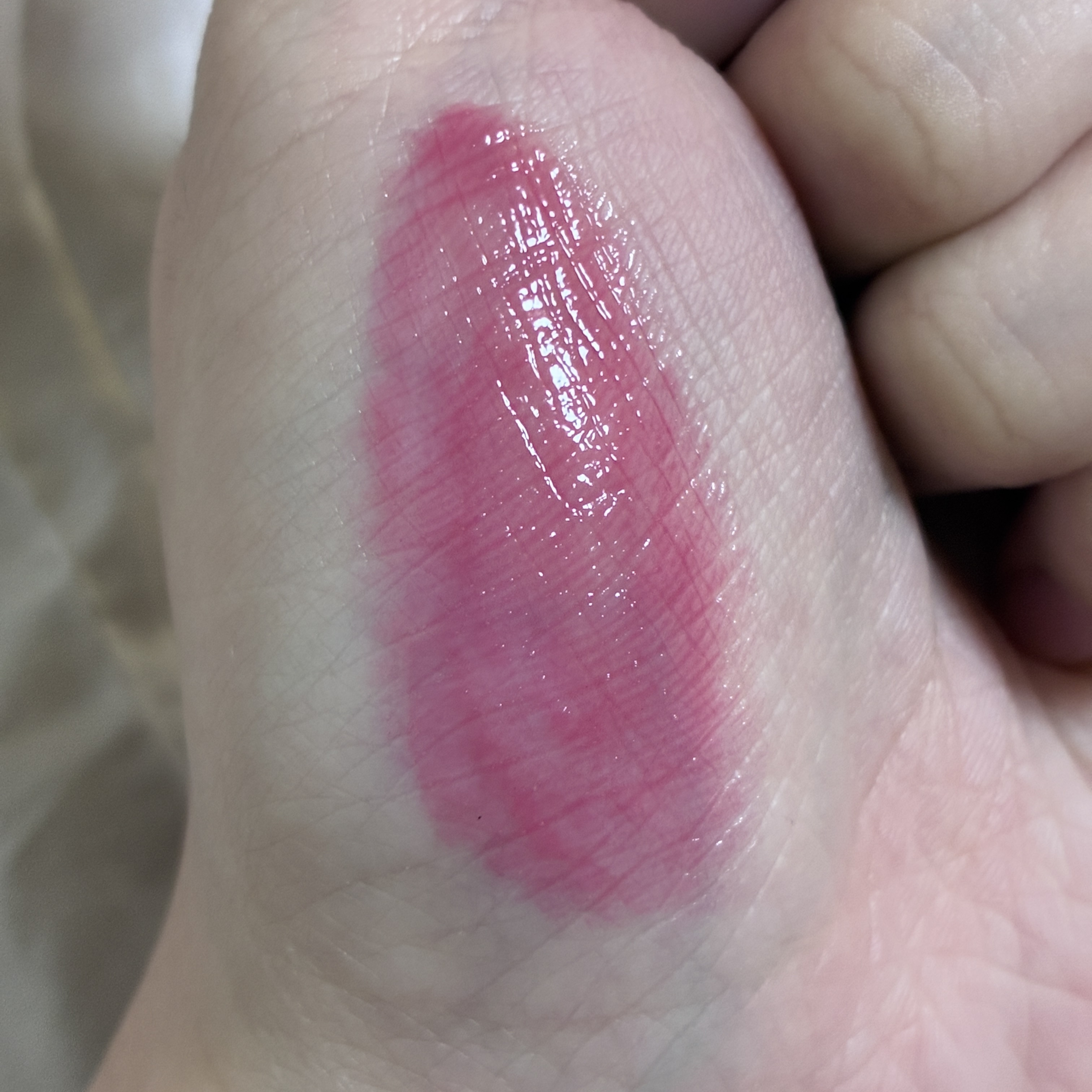 ドリズルバーム #05 プラムバー/mude./口紅を使ったクチコミ（2枚目）