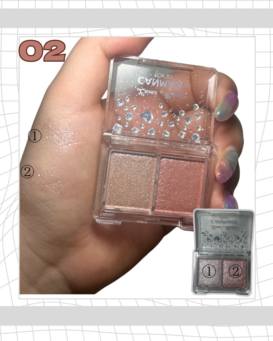 ラメマニア/キャンメイク/アイシャドウを使ったクチコミ(4枚目)