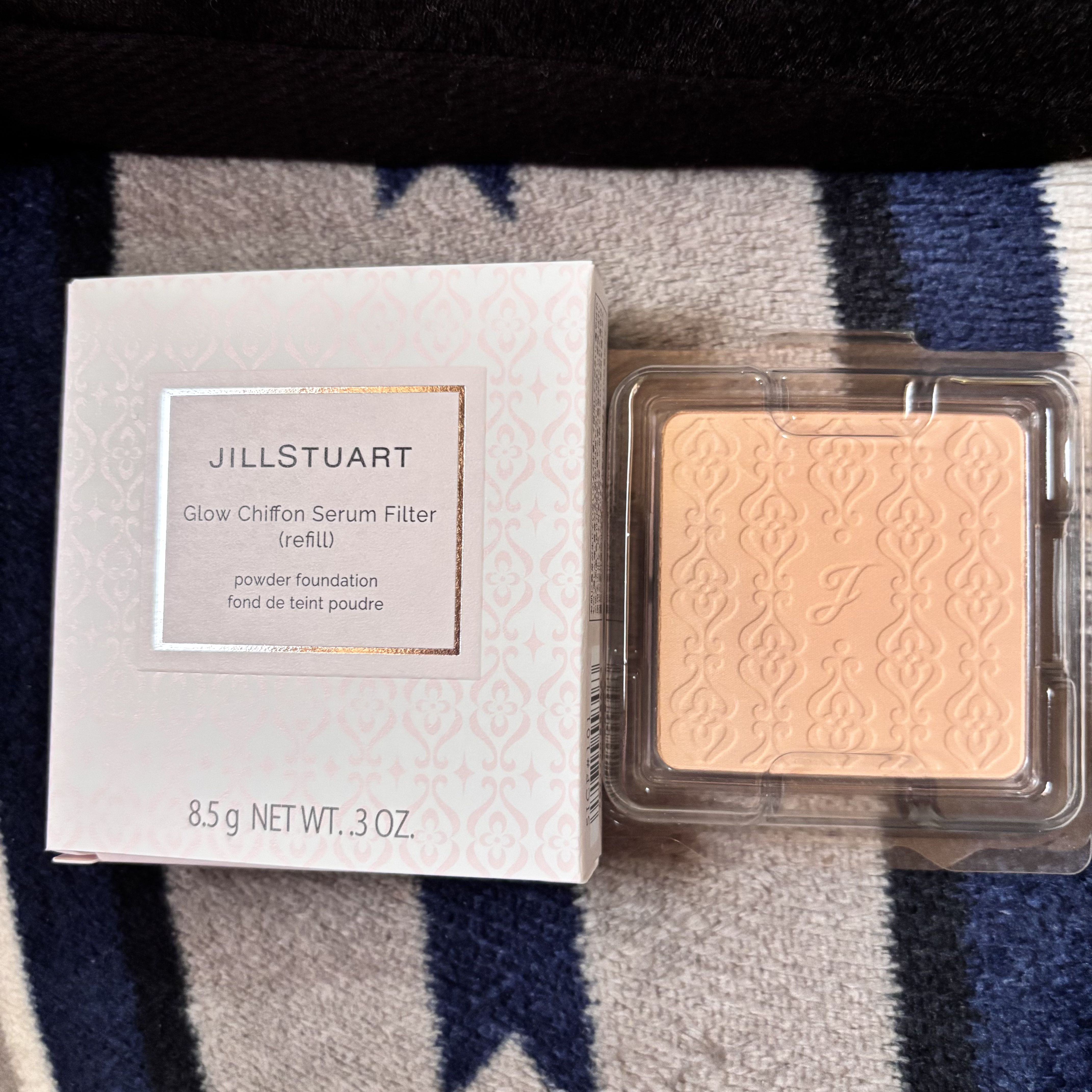 グロウシフォン セラムフィルター 101 linen/JILL STUART/パウダーファンデーションを使ったクチコミ（3枚目）