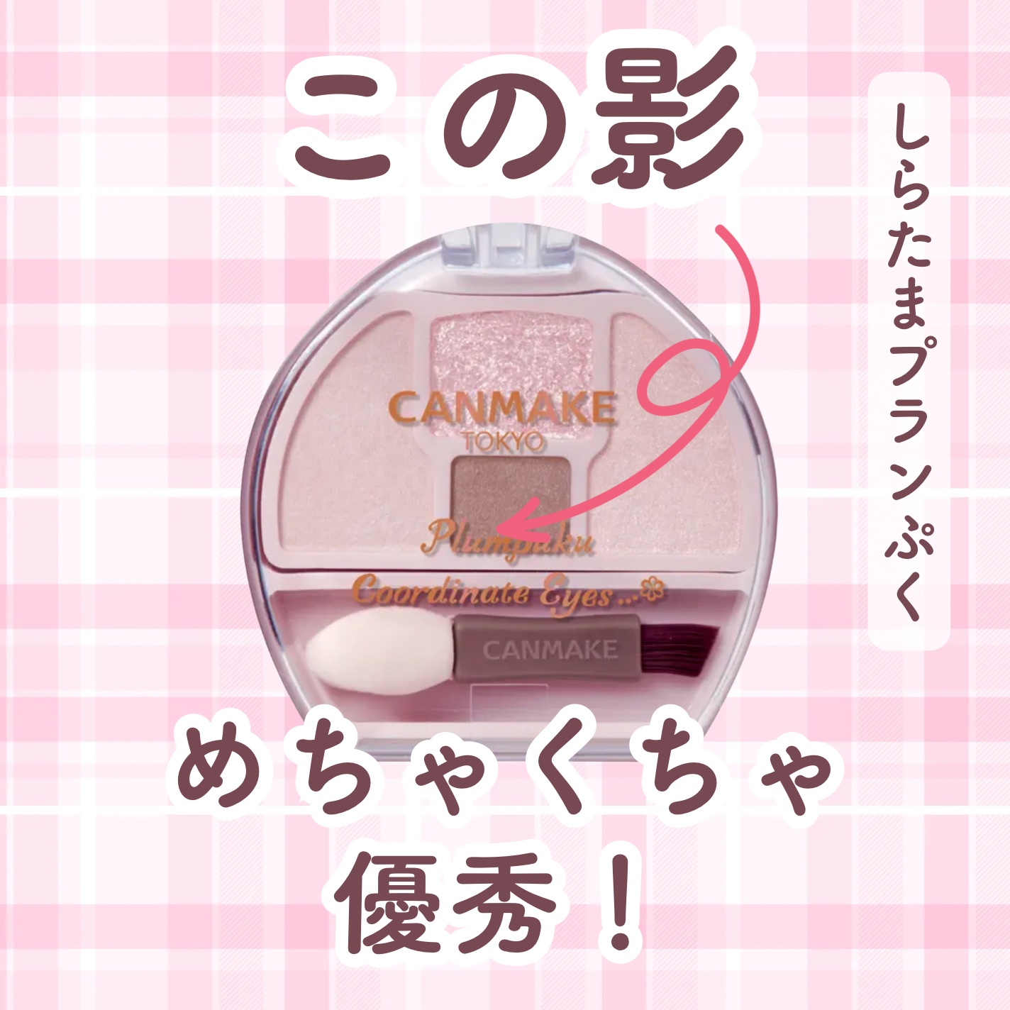 プランぷくコーデアイズNeo/キャンメイク/アイシャドウを使ったクチコミ（1枚目）