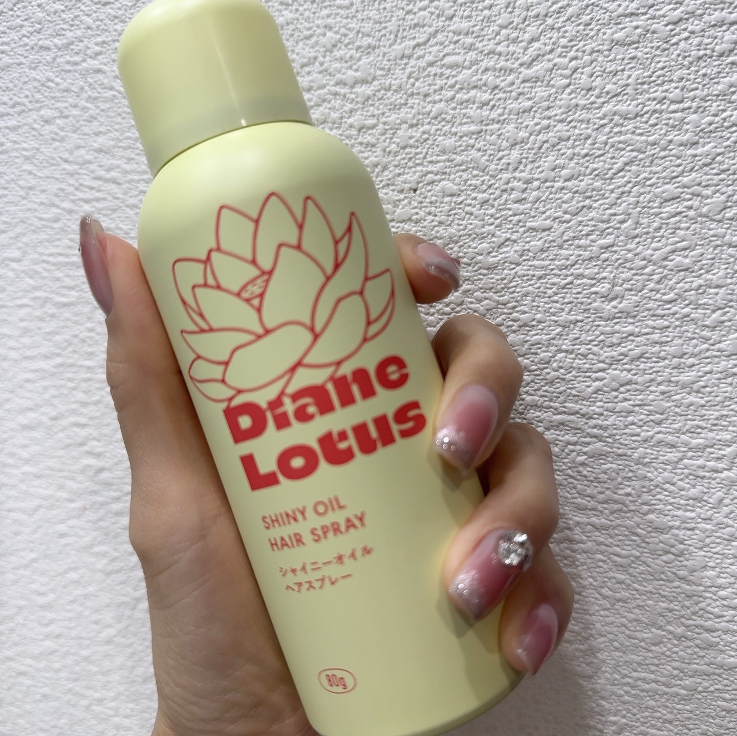 ロータス シャイニーオイル ヘアスプレー ピーチ＆ホワイトティーの香り/ダイアン/ヘアスプレーを使ったクチコミ（1枚目）