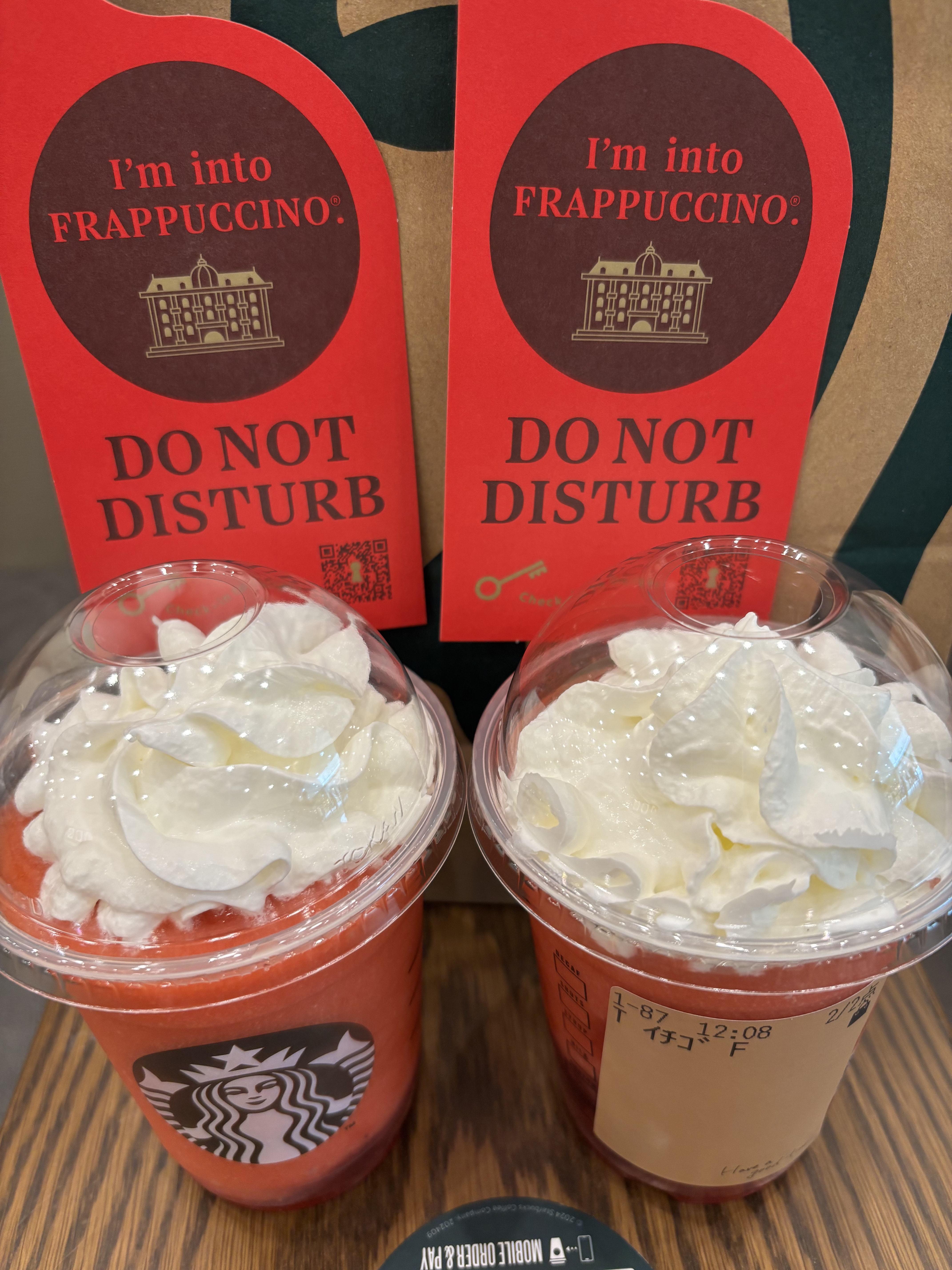 THE 苺 フラペチーノ®/スターバックス/その他ドリンクを使ったクチコミ（3枚目）