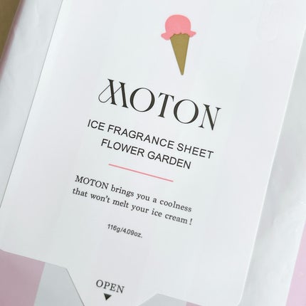 アイスフレグランスシート FLOWER GARDEN/MOTON/ボディシートを使ったクチコミ(2枚目)