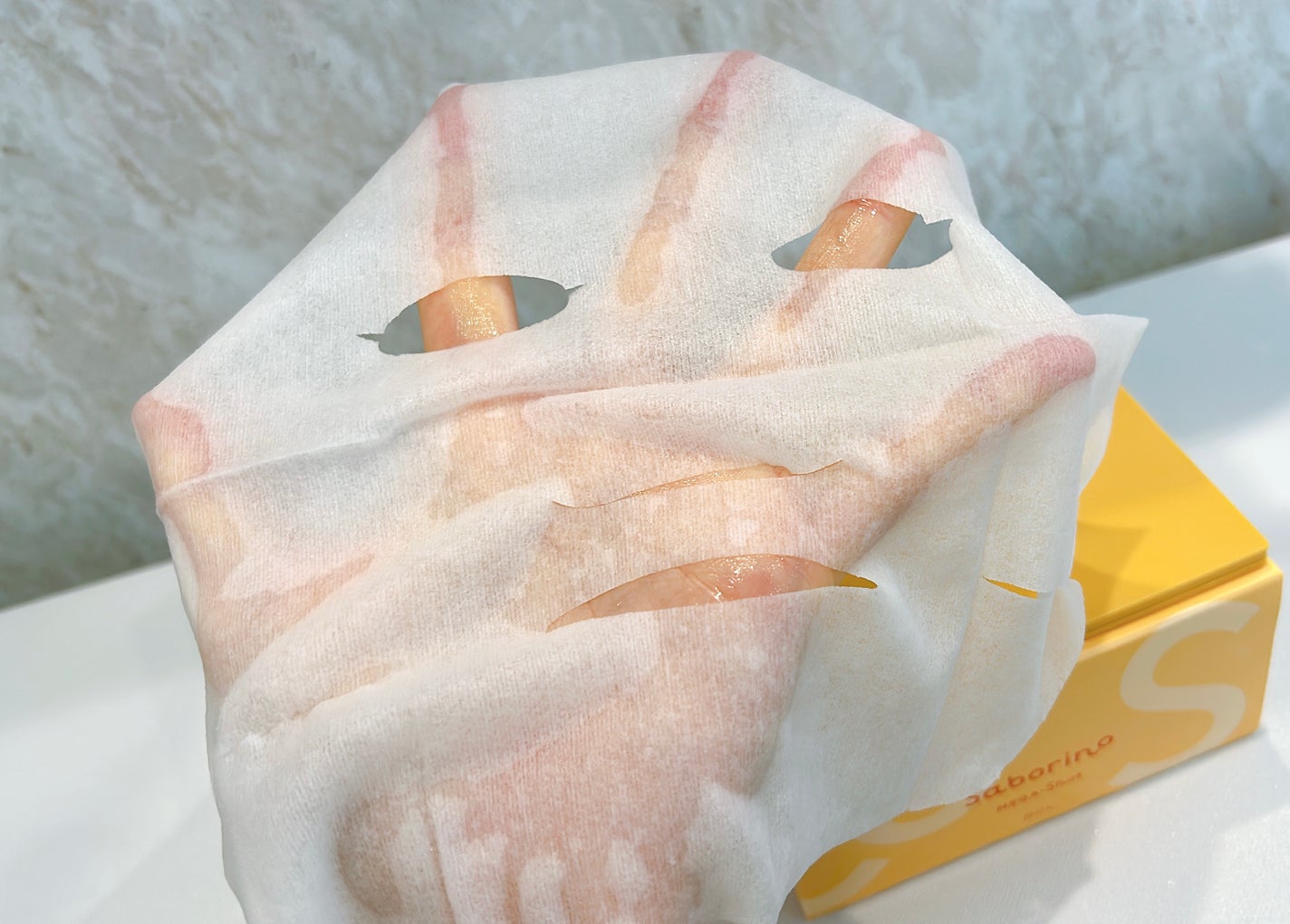 サボリーノ メガショット 朝用ツヤピールマスク CC/サボリーノ/シートマスク・パックを使ったクチコミ(6枚目)