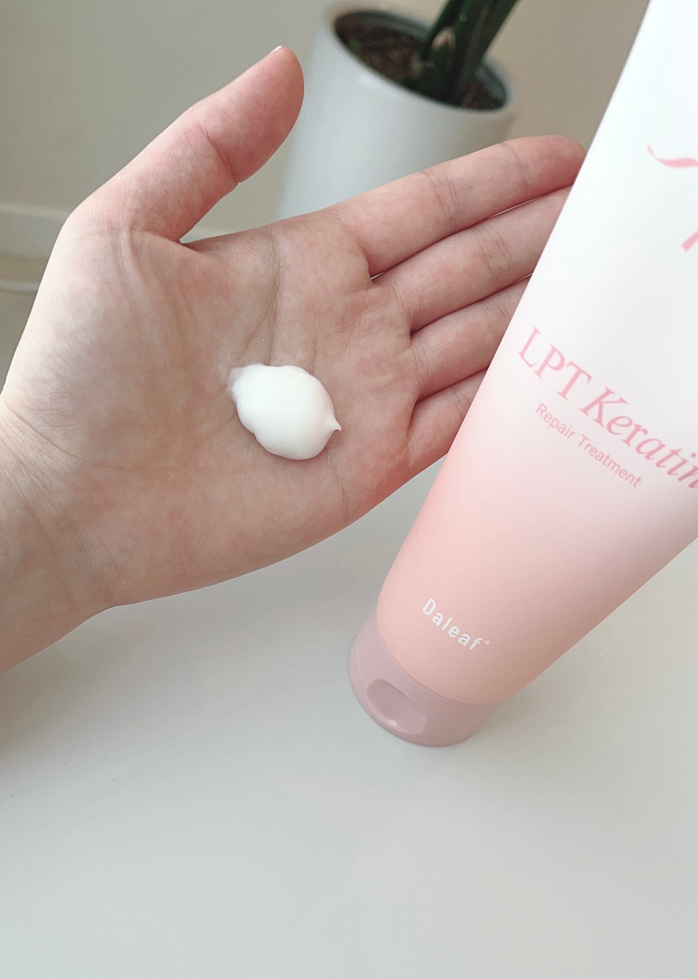 LPTケラチンリペアトリートメント/Daleaf/洗い流すヘアトリートメントを使ったクチコミ(2枚目)