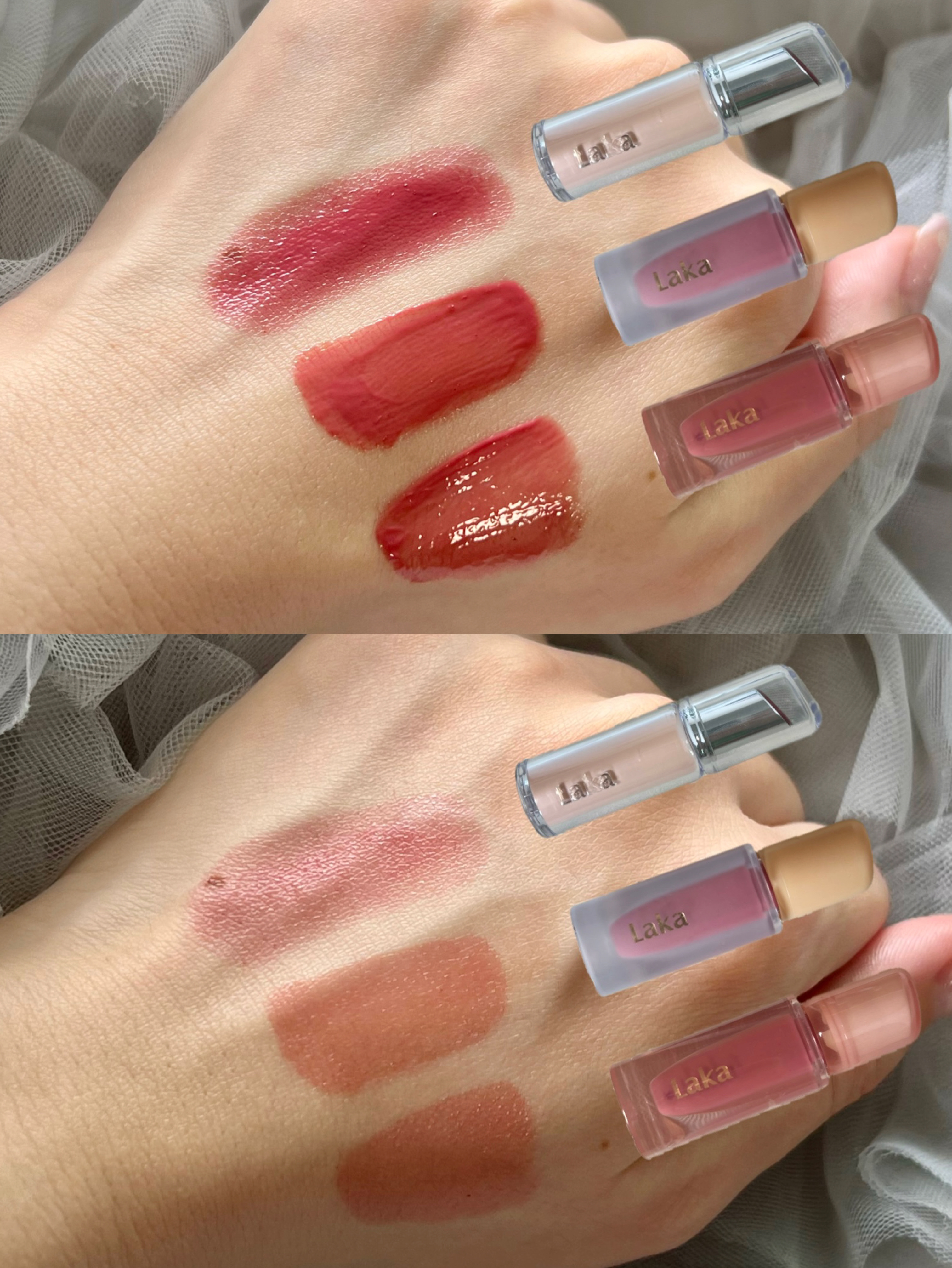 ボンディンググロウリップスティック/Laka/口紅を使ったクチコミ（2枚目）