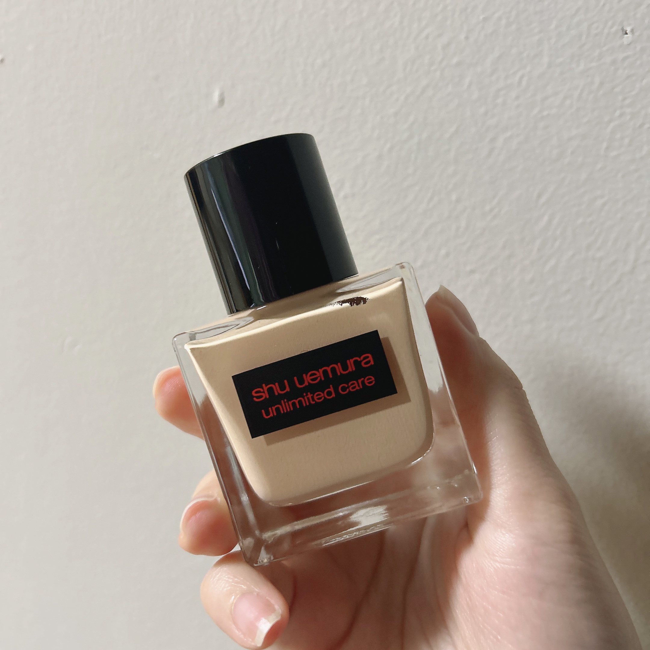 アンリミテッド ケア ツヤ セラム ファンデーション/shu uemura/リキッドファンデーションを使ったクチコミ（1枚目）