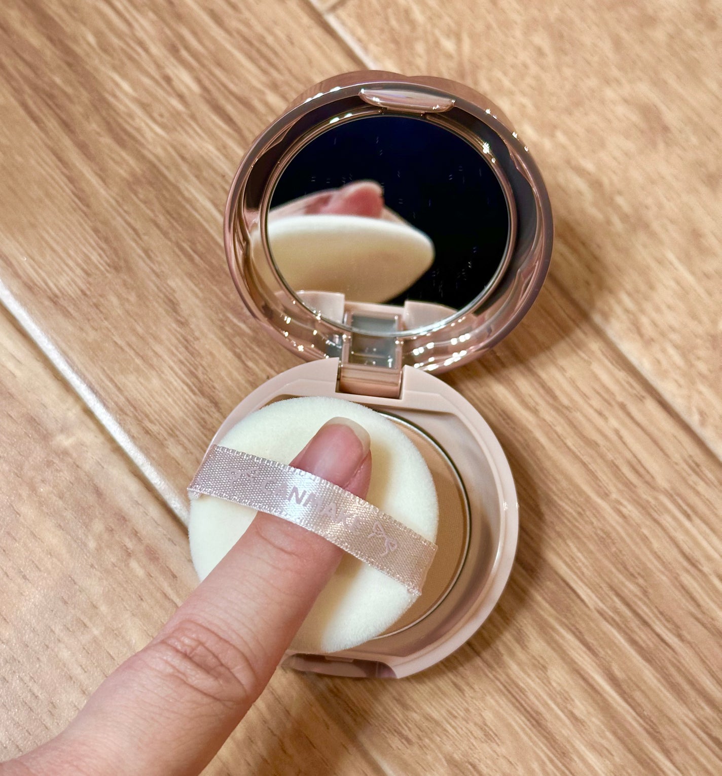 マシュマロフィニッシュパウダー mini/キャンメイク/フェイスパウダーを使ったクチコミ(5枚目)