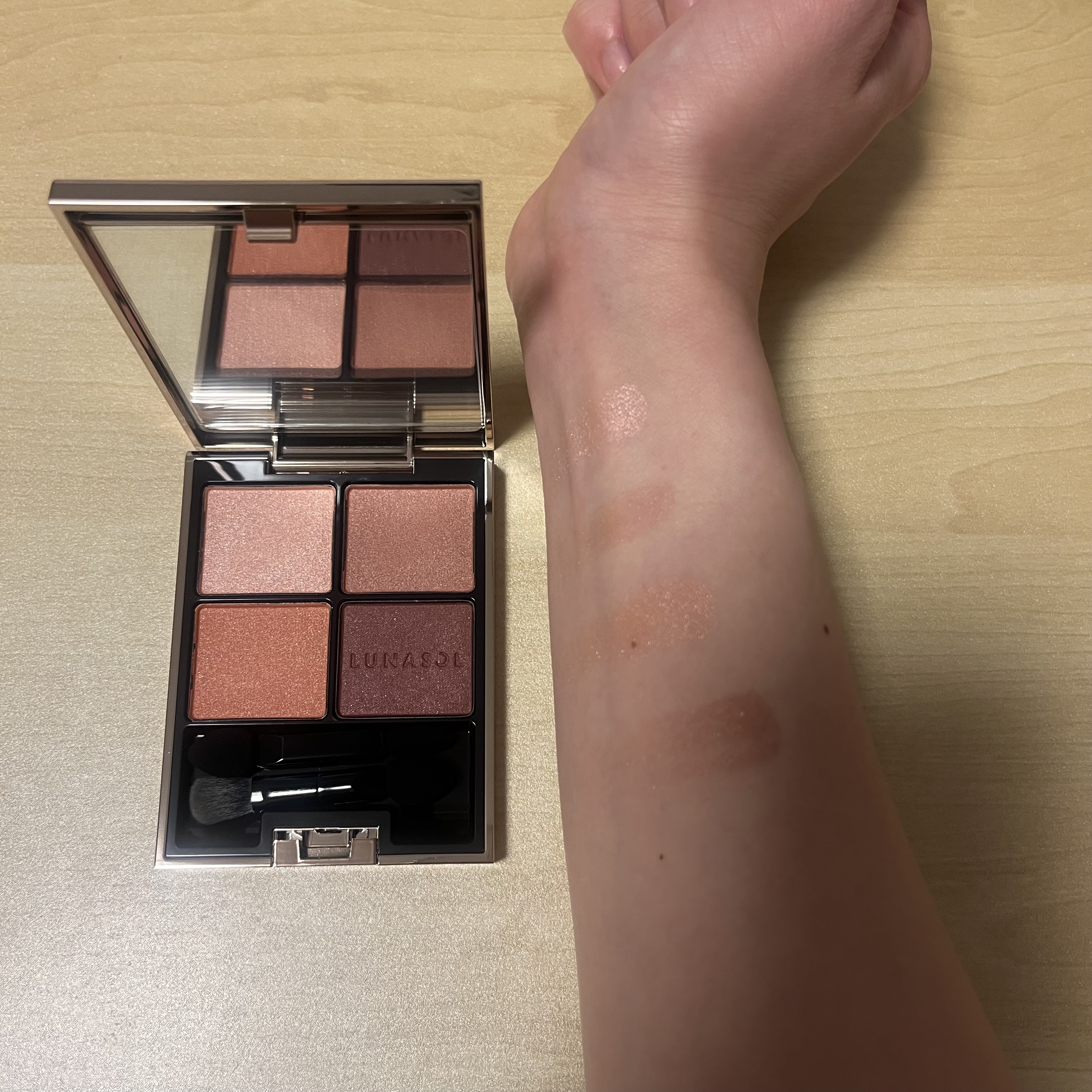 RMK シンクロマティック アイシャドウパレット/RMK/アイシャドウパレットを使ったクチコミ（1枚目）