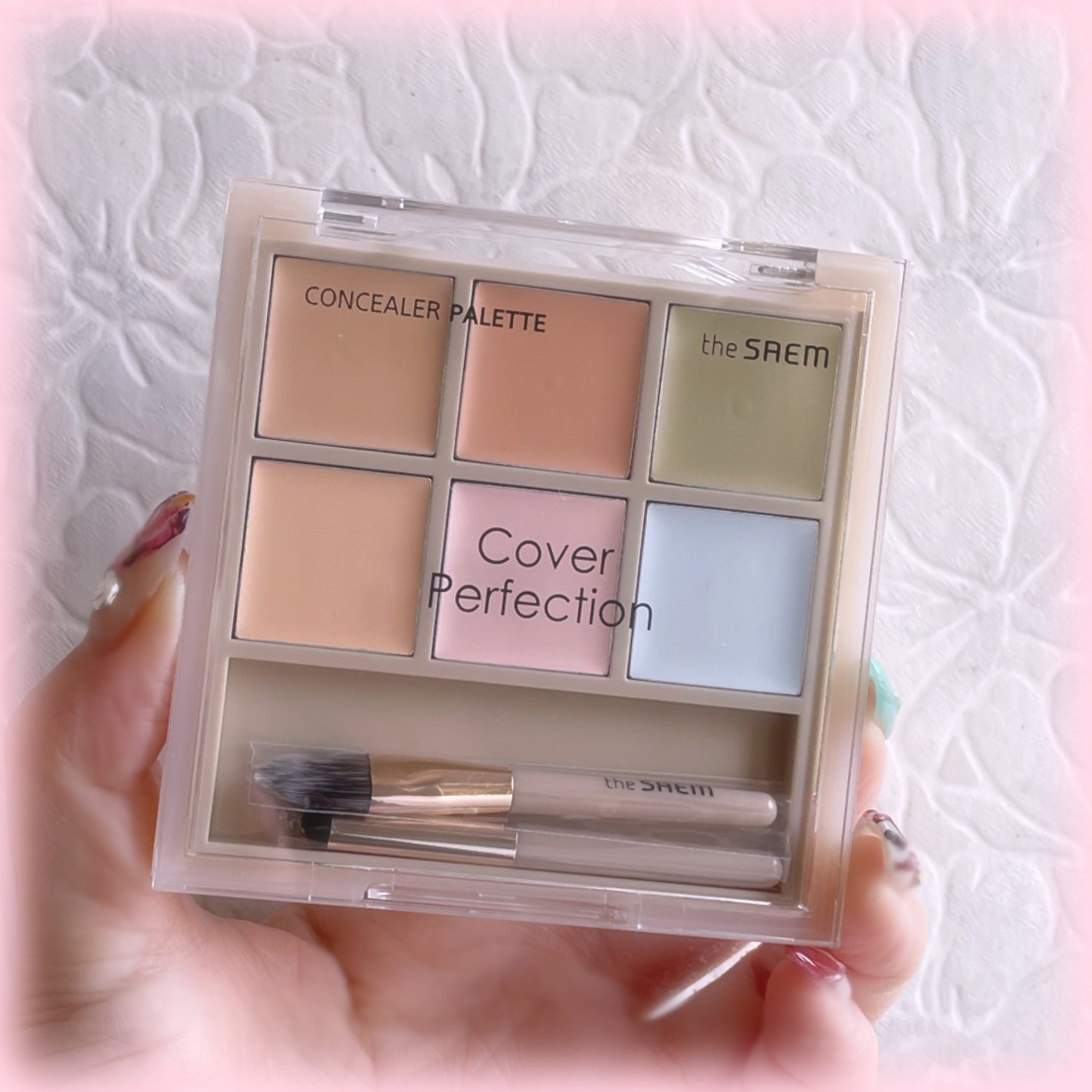 カバーパーフェクションコンシーラーパレット/the SAEM/パレットコンシーラーを使ったクチコミ(2枚目)