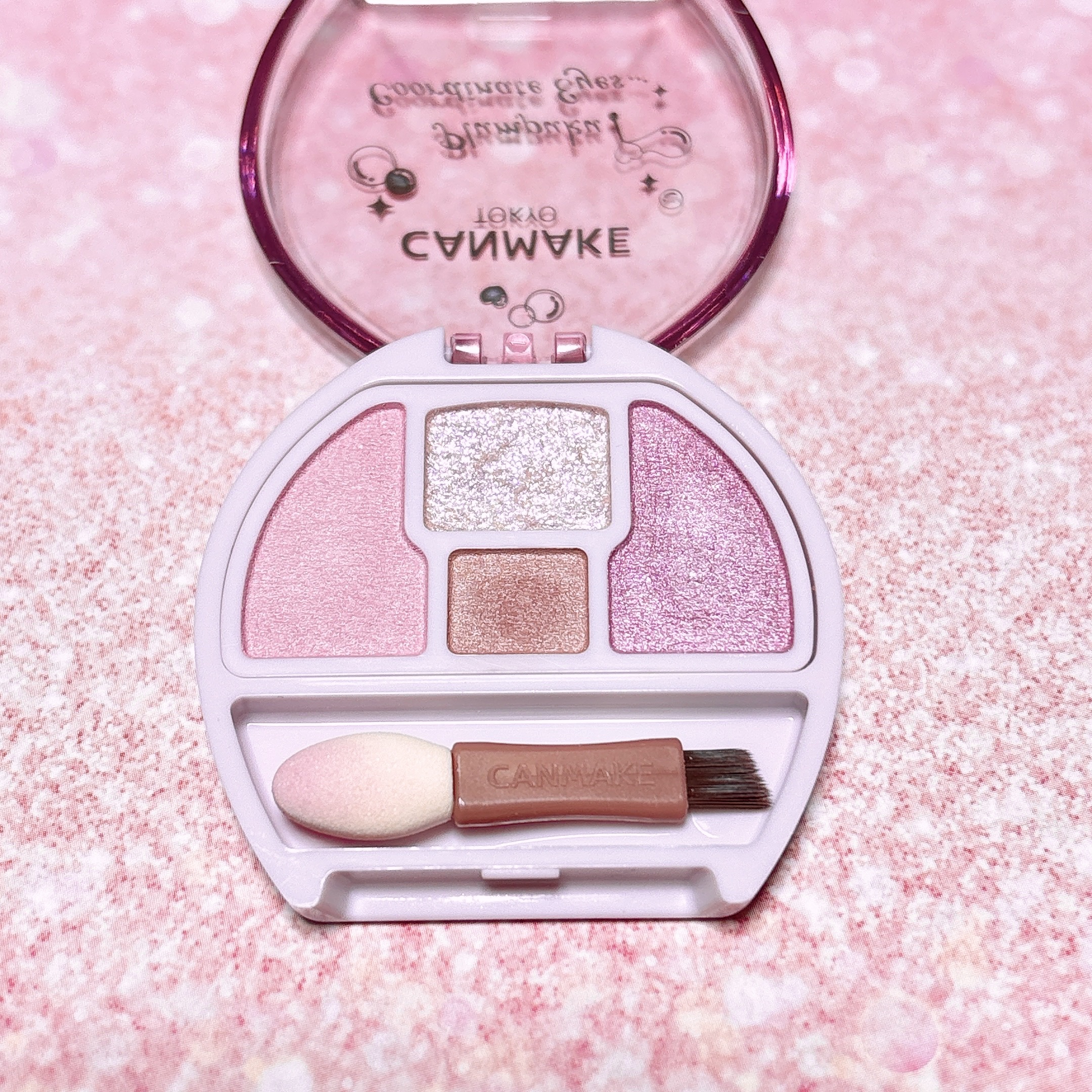 プランぷくコーデアイズ/キャンメイク/パウダーアイシャドウを使ったクチコミ（2枚目）