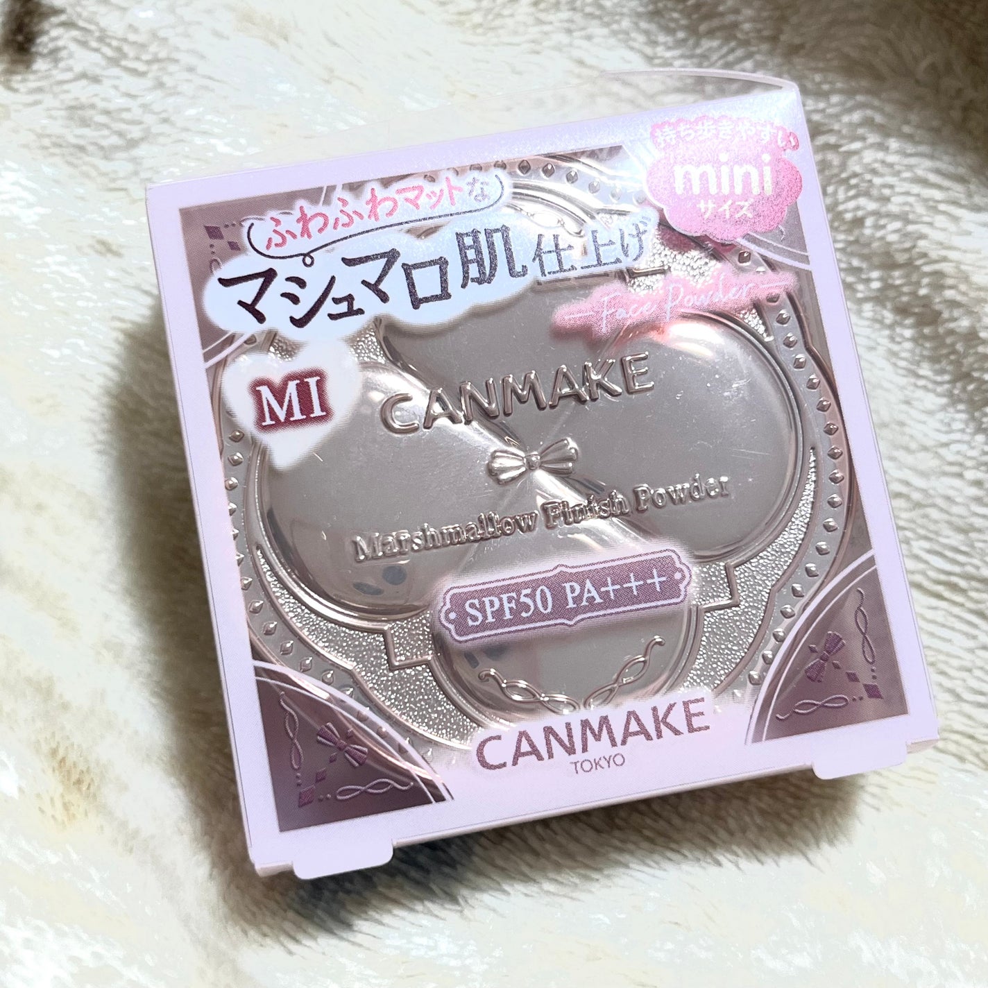 マシュマロフィニッシュパウダー mini/キャンメイク/フェイスパウダーを使ったクチコミ(1枚目)