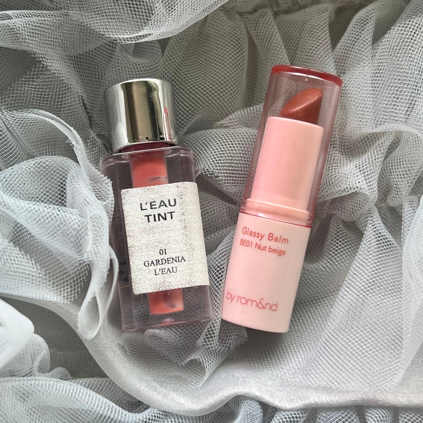 アンドバイロムアンド グラッシーバーム/&nd by rom&nd/口紅を使ったクチコミ(1枚目)