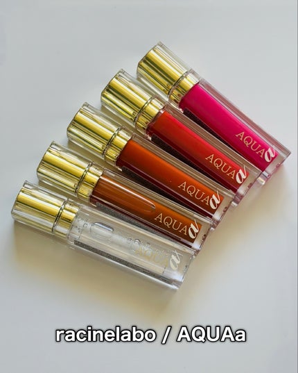 アクア アルファ ティントグロス/ラシーヌラボ/リップグロスを使ったクチコミ(2枚目)