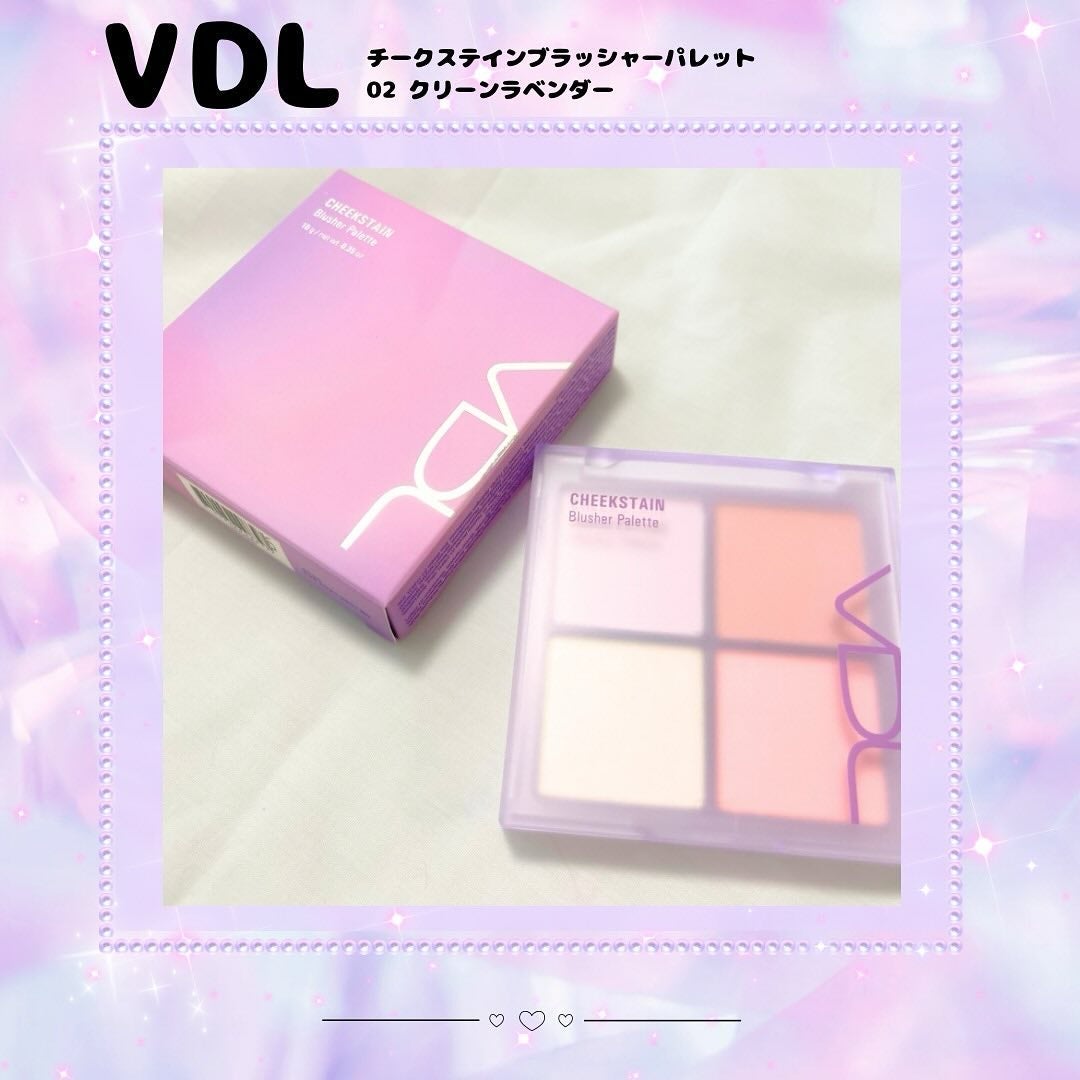 VDL チークステイン ブラッシャー パレット/VDL/パウダーチークを使ったクチコミ(1枚目)